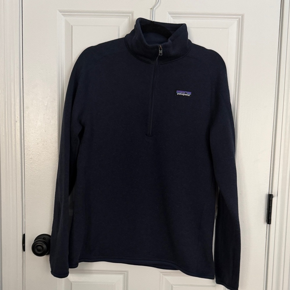 Patagonia Women’s Better Sweater® 1/4-Zip Fleece New Navy Size Large